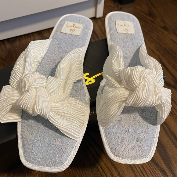 Lulus Azalea Bridal Slipper - Ready for any bridal occasion! - Picture 1 of 3